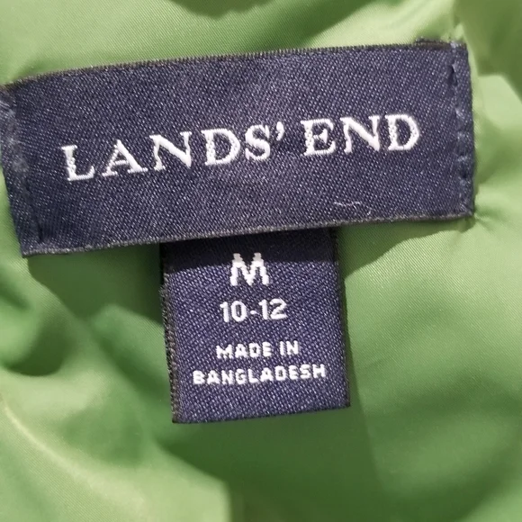 Women's Lands End Puffer Down Vest M - Picture 3 of 6